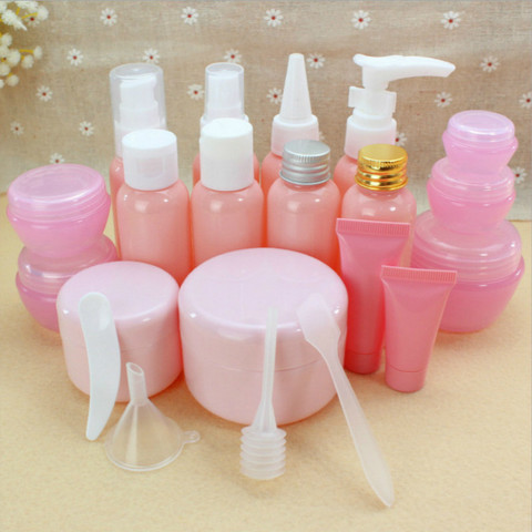 Refillable Travel Bottles Set Package Cosmetics Bottles Plastic Pressing Spray Bottle Makeup Tools for Travel Cream Box Makeup ► Photo 1/6