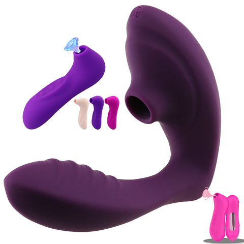 Sexual toy Sucking Dildo Vibrator 10 Speed Vibrating Sucker Oral Sex Suction Nipple Clitoris Stimulator Erotic Sex Toy for Women ► Photo 1/6