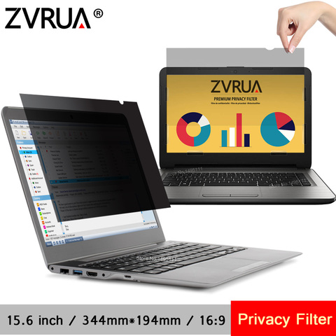15.6 inch 344mm*194mm Privacy Filter For 16:9 Laptop Notebook computer Anti-glare Screen protector Protective film ► Photo 1/6