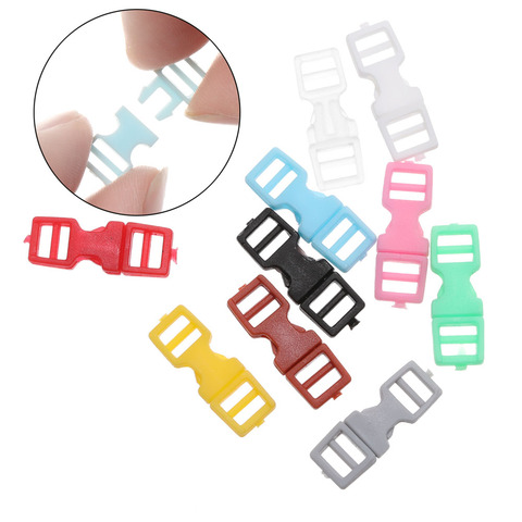 10Pcs 4mm Tiny Buckle for DIY Doll Bags Handmade Backpack Button Bracelet Strap Buckle Dollhouse Webbing Asseccories ► Photo 1/6