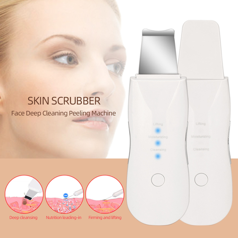 Vibrating Deep Face Cleaner Machine Skin Scrubber Remove Dirt Blackhead Grease and Makeup Dirt Facial Whitening Lifting Tools ► Photo 1/5