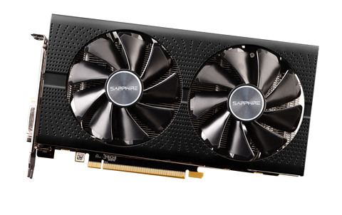 USED,Sapphire RX570 8GBgraphics card 7000MHz GDDR5 256bits HDMI+DVI+DP*3 PCI-X16 express3 ► Photo 1/1