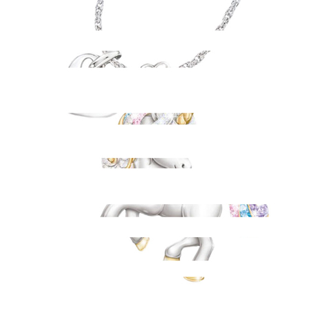 Cute Rainbow Unicorn Necklace Fashion Cartoon Animal Necklaces for Kids Children Heart Statement Jewelry B-F ► Photo 1/6