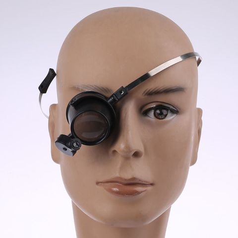 Top LED Lighted 15X Eye-Loupe Hands-Free Head Band Magnifier Watchmakers ► Photo 1/6