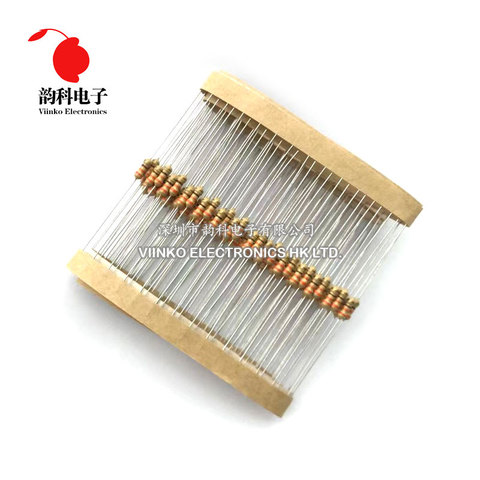 100PCS 1/4W Carbon Film Resistor 5% 0.25W 0R-22M 0 2.2 10 100 120 150 220 270 330 470 1K 2.2K 4.7K 10K 100K 470K 1M 10M 20M ohms ► Photo 1/2