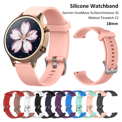 18mm 22mm Band for Mobvoi Ticwatch C2/Ticwatch pro/Ticwatch E2/Ticwatch S2 Watchband 20mm for Samsung Galaxy Watch 42mm Strap ► Photo 1/6