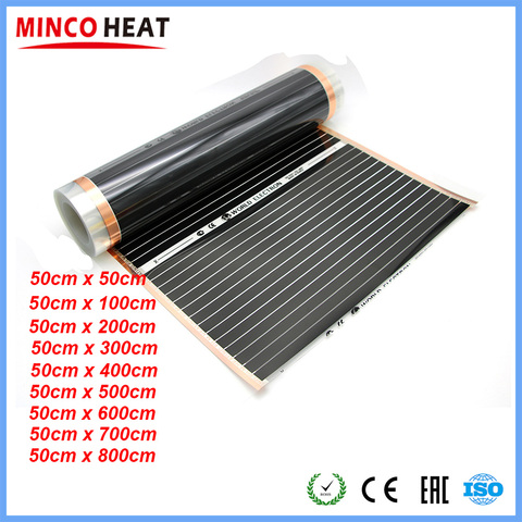 220V 50cm Width Healthy Floor Heating Infrared Underfloor Heating Carbon Film Heater ► Photo 1/5