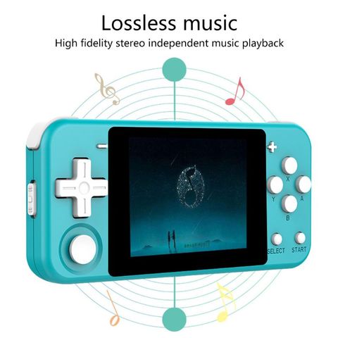 POWKIDDY Q90 Open Dual System Handheld Retro Game Console 3 IPS Screen Kids Gift 16 Simulator Support PS1 New Game 3 ► Photo 1/6