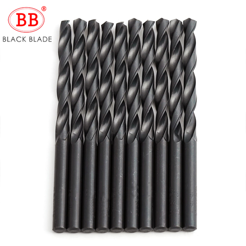 BB Twist Drill Bit HSS Black Oxide Tiny Micro Mini Diameter 0.2mm~20mm Hole 10PCS for Metal Wood PVC HSSCo Cobalt ► Photo 1/6