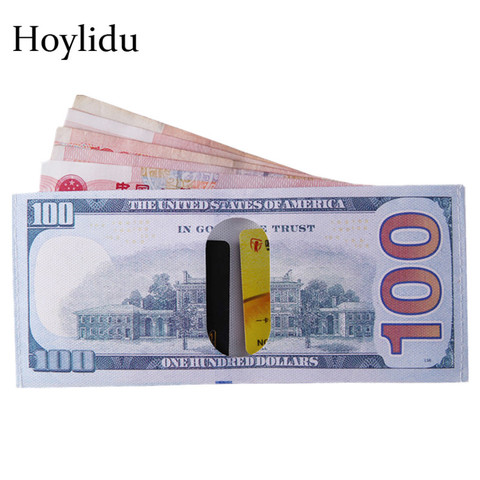 Creative Chic Money Clip Wallet Men for Money and Cards Currency Notes Pattern Dollar Euro Pound Canvas Money Clips Unisex Purse ► Photo 1/6