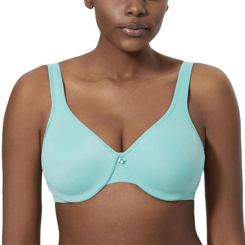 Women's  Plus Size Seamless Full Coverage Underwire Embroidery Smooth Minimizer Bra ► Photo 1/6