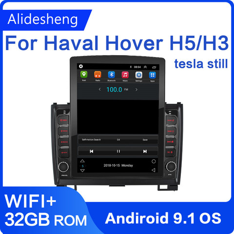 Tesla screen For Haval Hover Great Wall H5 H3 tesla still 2011-2016 android 9.1 Car Radio Multimedia Player 2din GPS 2.5D 9.7