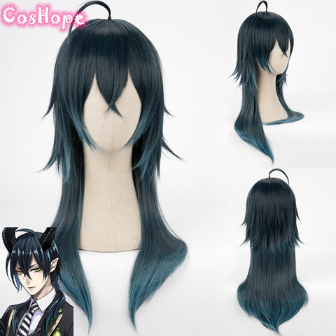 Malleus Draconia Cosplay Wig Twisted Wonderland Cosplay 60cm Wig Cosplay Anime Cosplay Wigs Heat Resistant Synthetic Wigs ► Photo 1/1