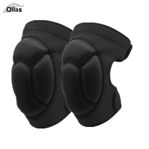 1Pair Thickening Football Volleyball Sports Knee EVA Pad Silicone Non-slip Pads Protect Cycling Sports Safety Knee rodilleras ► Photo 1/6