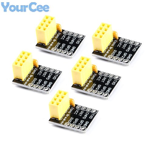 5PCS USB to ESP8266 Adapter Board WIFI Wireless Module ESP-01 ESP-01S Remote Serial WIFI Transceiver Breakout PCB Adapter Plate ► Photo 1/6