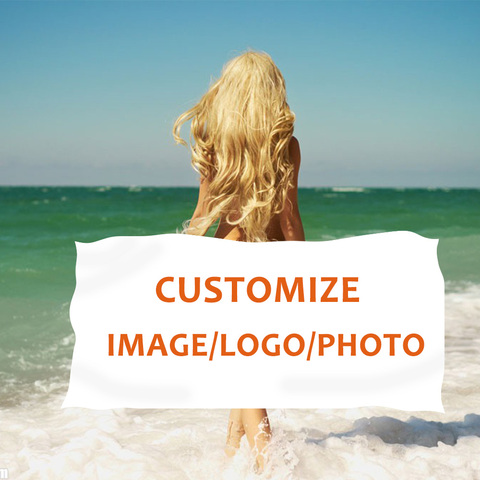 Customized Logo Photo Beach Towel Summer Towels Bathroom Bath Towel Swim Christmas Towels Travel Beach Towel Quick Dry Under 10 ► Photo 1/6