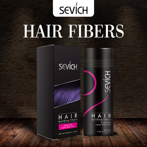 Sevich 10 Color Hair Building Fiber Keratin Hair Fibers Hair Regrowth Instant Concealer Powder Anti Hair Loss Product Applicator ► Photo 1/6