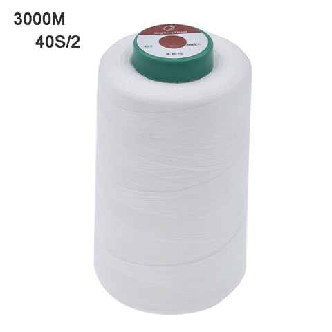 3000m long Raw White Water soluble sewing thread 20C Wash Away Vanish Clothes DIY Handmade Sewing Accessories Threads 40S/2 ► Photo 1/5