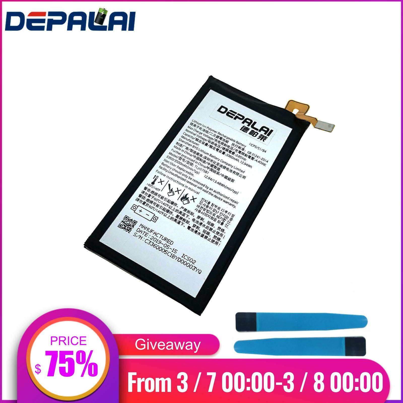 High Quality 3500mAh TLP035B1 battery for BlackBerry Keytwo KEY2 Smartphone ► Photo 1/6