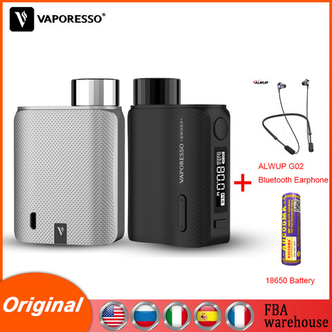 astronomi indre blande Original Vaporesso Vape SWAG 2 Box Mod 80W for NRG PE SE Tank GT Coil Core  25mm 510 thread Atomizer 18650 Battery Accessories - Price history & Review  | AliExpress Seller - Shop2953022 Store | Alitools.io