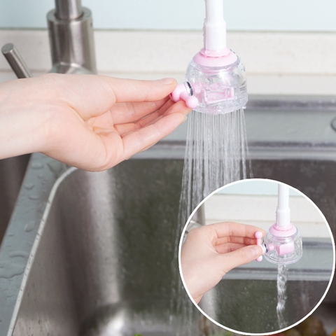 Useful Water Saving Flexible Sink Tap Sprayer Adjustable Faucet Adapter Nozzle Tap Filter Faucet Extender Extenders Booster ► Photo 1/6