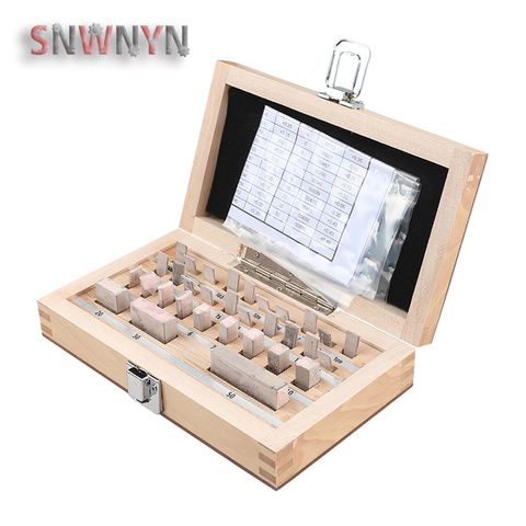 32pcs/set 1.005-50mm Block Gauge 1 grade 0 grade Inspection Block Gauge Set Caliper Block gauge Measurement Tool ► Photo 1/6