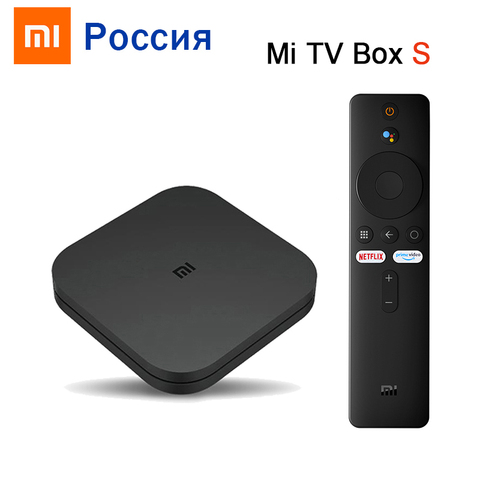 Global Version Xiaomi Mi TV Box S 4K Ultra HD Android TV 9.0 HDR 2G 8G WiFi Google Cast Netflix Smart TV Mi Box 4 Media Player ► Photo 1/6