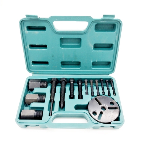 A/C R134a R12 Compressor Clutch Hub Puller Kit Remover & Installer Repair Tool Set ► Photo 1/6