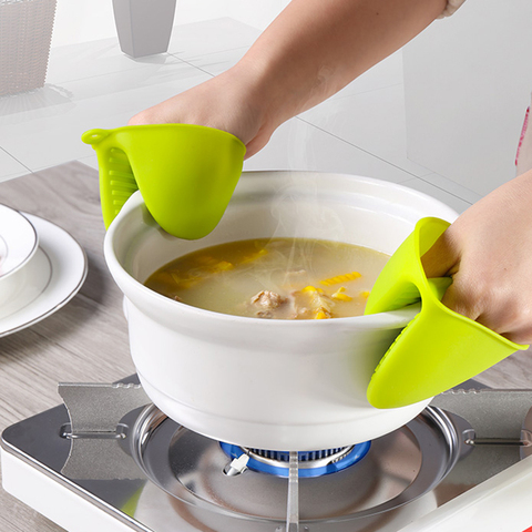BBQ Anti Scald Silicone Heat-Resistant Glove Kitchen Microwave