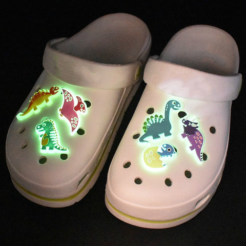 1PC Cute Cartoon Dinosaur Luminous PVC Shoe Charms Buckles Light Shoes Accessories  Ornaments Fit For Croc Charms JIBZ Party Gift - Price history & Review, AliExpress Seller - SimpleStyle Store