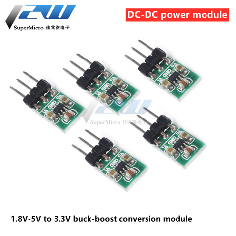 5 pcs / lot  2 in 1 Mini Low Noise Regulated Charge Pump, DC / DC Converter, 1.8V, 3V, 3.7V, 5V to 3.3V ► Photo 1/4