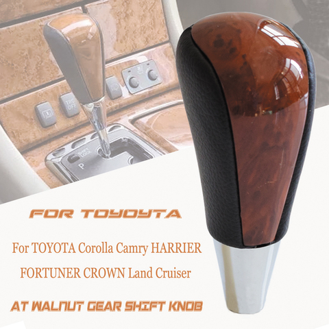 Automatic Gear Shift Knob For TOYOTA Corolla HILUX HARRIER FORTUNER Land Cruiser LC200 2008-2017 CROWN LEXUS RAV4 ► Photo 1/6