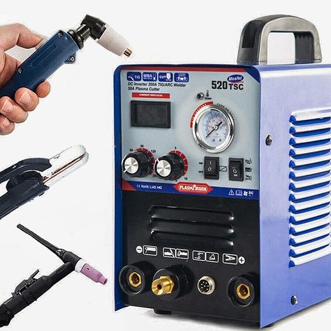 Air Inverter plasma cutter 3 in 1 Multifunction Welding Machine TIG/MMA/CUT with Free Plasma Cutter Consumables ► Photo 1/6