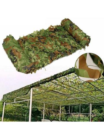 Woodland Camo Netting Camouflage Net Privacy Protection Camouflage Mesh for Camping Forest Landscape ► Photo 1/6
