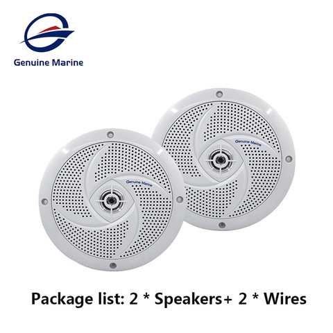 Genuine Marine 6.5 Inch Waterproof Marine Speakers Audio Modified Speaker For car boat Water Resistant Install Speaker ► Photo 1/6