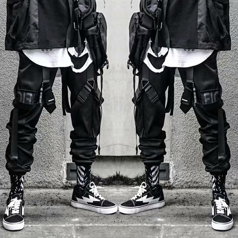 casual pant mens cargo pant  hip hop joggers streetwear fashion sweatpant sportwear pantalon homme 2022 trousers ► Photo 1/6