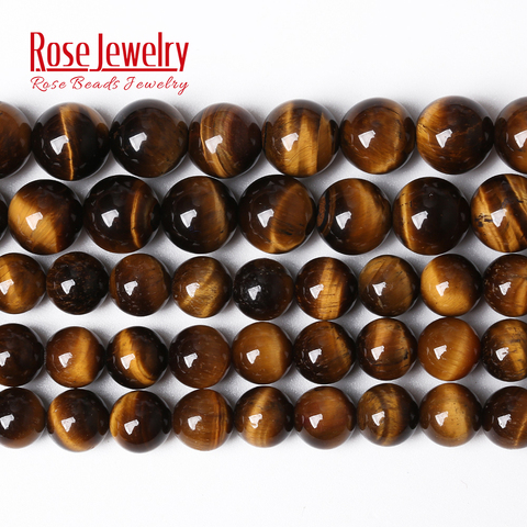 Free Shipping Natural Stone Yellow Tiger Eye Round Beads 15