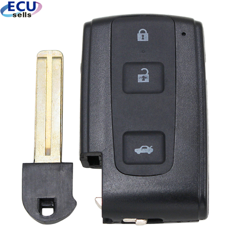 New Keyless Smart Remote Key Shell Case Fob 3 Button for Toyota CROWN Prius Vers Corolla ► Photo 1/6