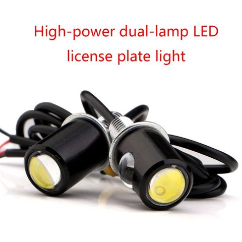 1Pair Universal Motorcycle LED Mini Turn Signal Eagle Eye Shape Turn Indicators G8TE ► Photo 1/6