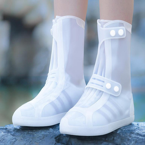Rain Waterproof Shoe Cover Overshoes Thickened PVC Rainproof Sneakers Protector