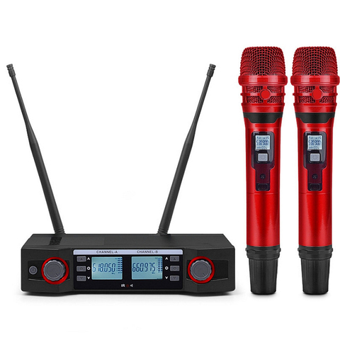 Finlemho Wireless Karaoke Microphone Dynamic UHF Home Studio Recording For Computer Audio Professional DJ Speaker Conference ► Photo 1/6