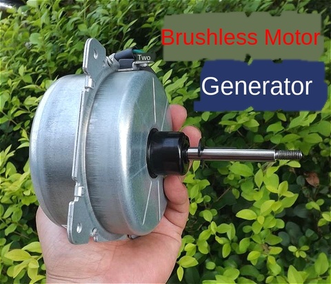 Low-Speed Three-Phase Permanent Magnet Brushless AC Brushless Wind Generator + Ballast 200W Hand Hydraulic Power 12V-300V ► Photo 1/5