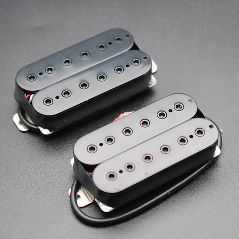 Vintage Alnico 5 Humbucker Pickup Double Coil Electric Guitar Bridge Pickup Black Guitar Parts Warm Sound Black ► Photo 1/5