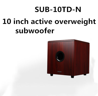 Winner/SUB-10TD-N Hi end bookshelf speaker 10 inch home theater subwoofer high power 150W ► Photo 1/3