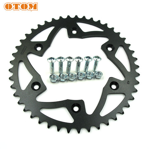 OTOM Chain Wheel 45T 47T 49T 52T Bicycle Motorcycle Chain Sprockets Rear Back Crank Sprocket For HONDA CR250 CRF250R CRF450 450R ► Photo 1/6