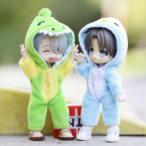 New Doll Clothes Cute animal jumpsuit Hooded pajamas for ob11,obitsu11,holala,GSC,1/12bjd doll clothes accessories for doll ► Photo 1/6