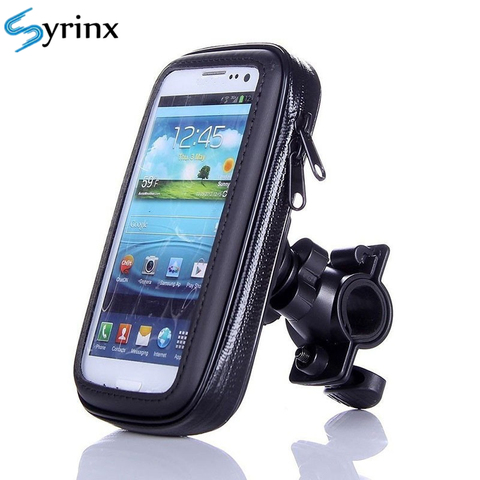 Bicycle Motorcycle Phone Holder Waterproof Case Bike Phone Bag for iPhone Xs 11 Samsung s8 s9 Mobile Stand Support Scooter Cover ► Photo 1/6