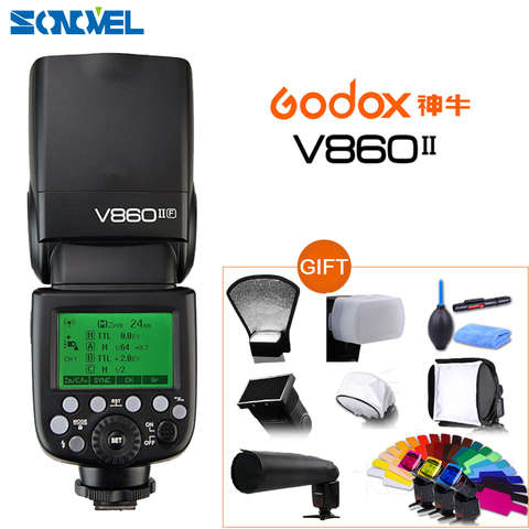 Godox Ving V860II V860II-O S C N F TTL HSS 1/8000 Li-ion Battery TTL Speedlite Flash For Olympus Panasonic Sony Canon Nikon ► Photo 1/6