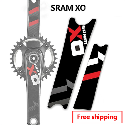 Bike stickers SRAM X0 free shipping crank cycling road mtb accessories Vinyl waterproof bicycle decal DH racing Bike stickers ► Photo 1/6