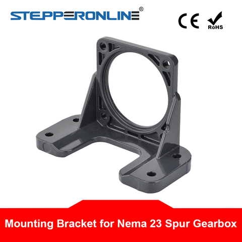Nema 23 Mounting Bracket Alloy Steel for Nema23 Spur Gearbox Geared Stepper Motor 3D Printer ► Photo 1/4